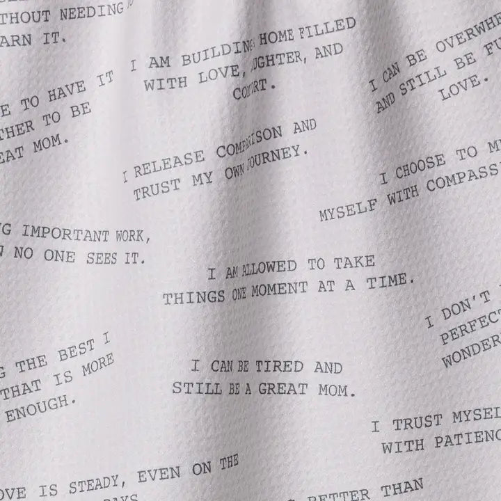 Reminders For Mom Tea Towel