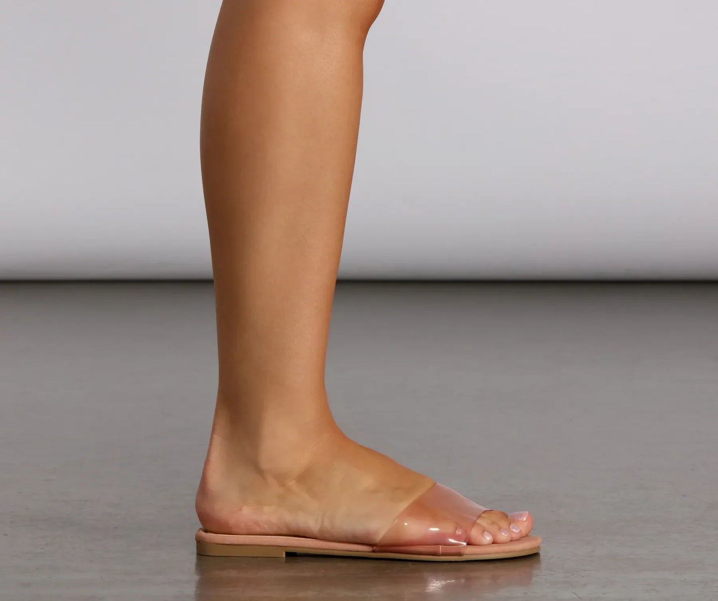 At Ease Simple Clear Sandals