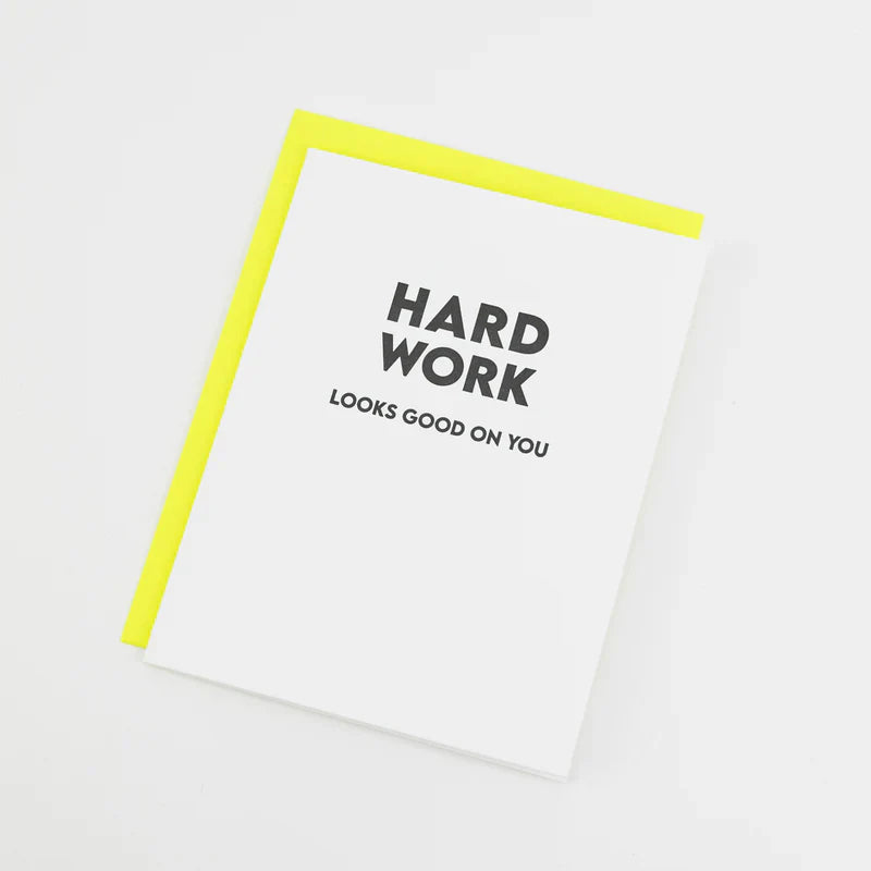 Hard Work Card
