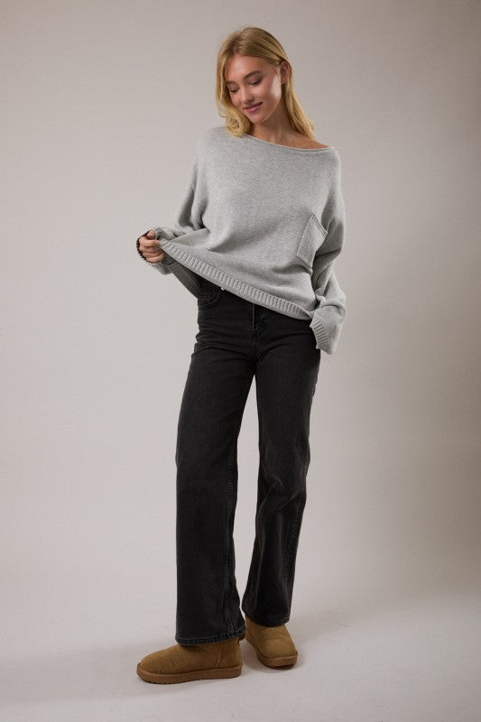 Rainy Days Knit Sweater