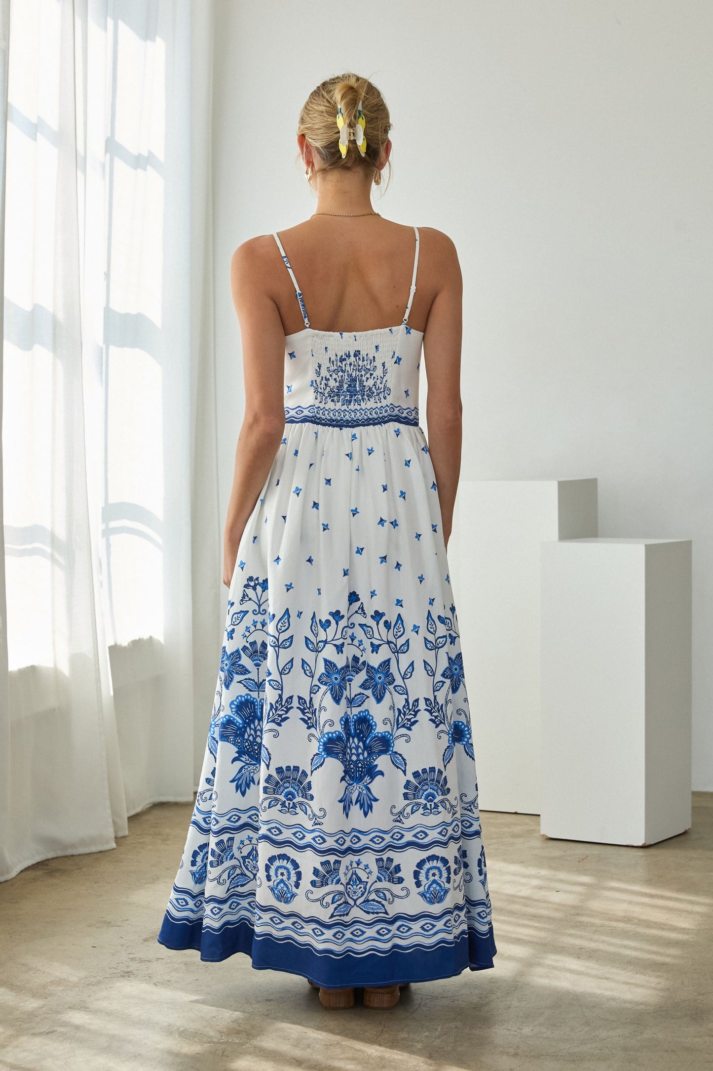 Mediterranean Muse Maxi Dress