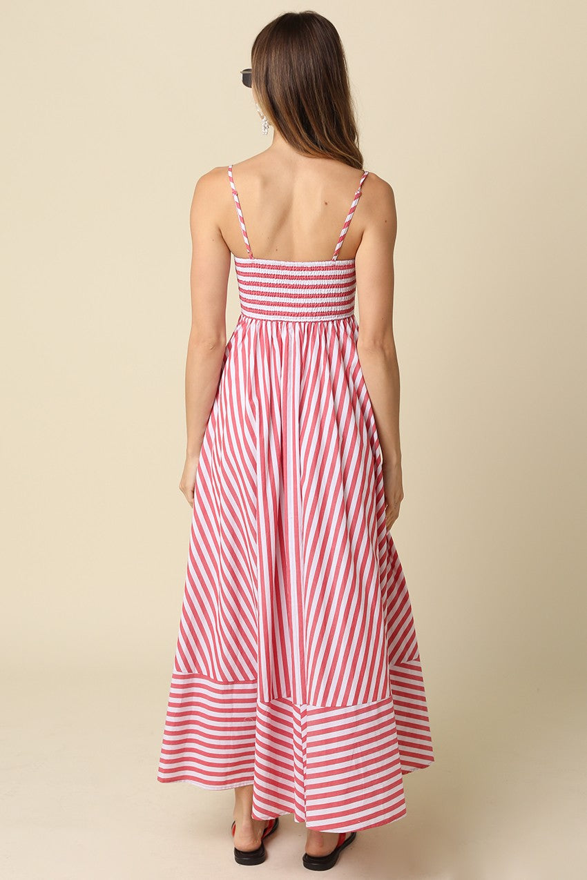 Liberty Striped Maxi Dress