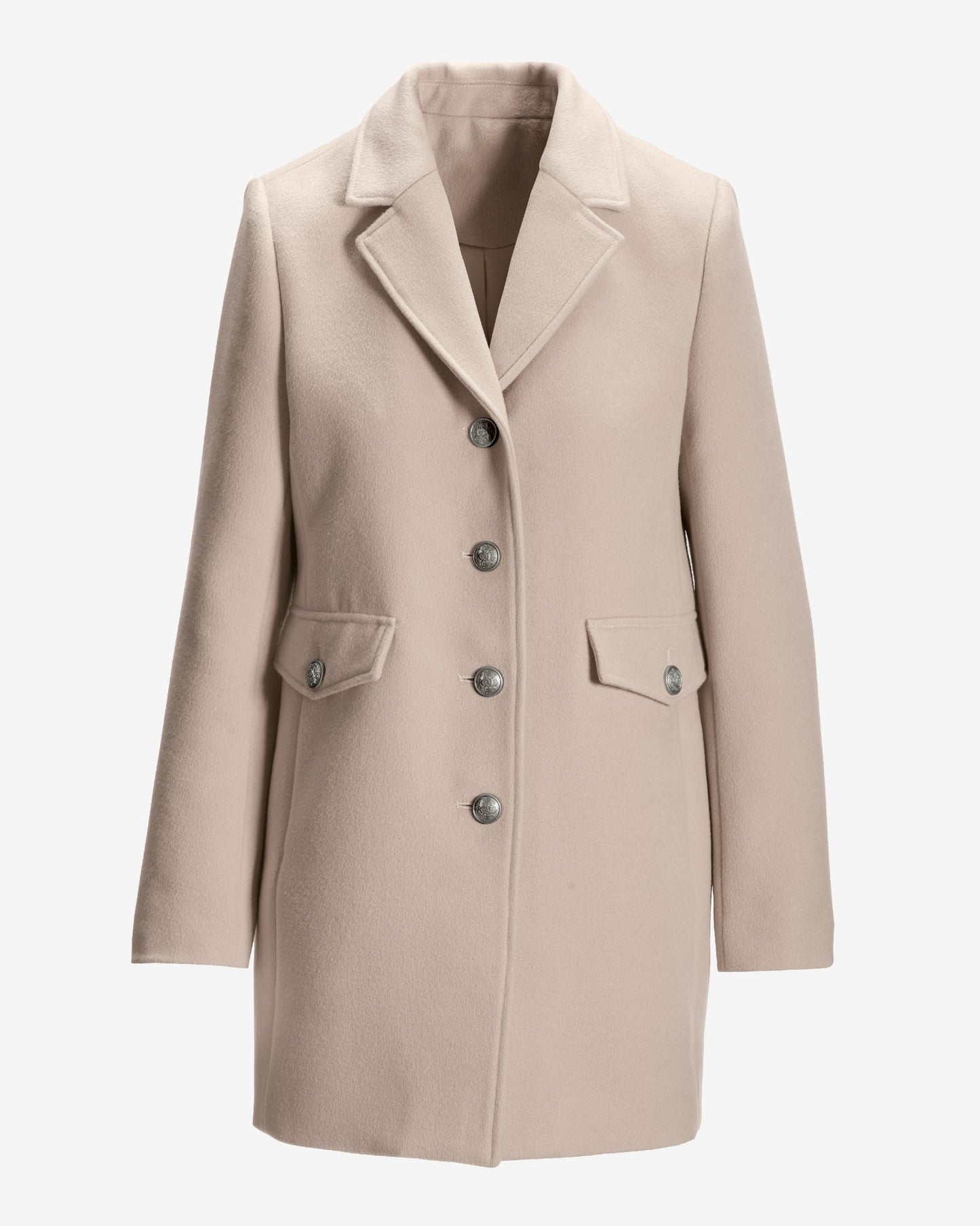 Classic Tailored Coat Pearl