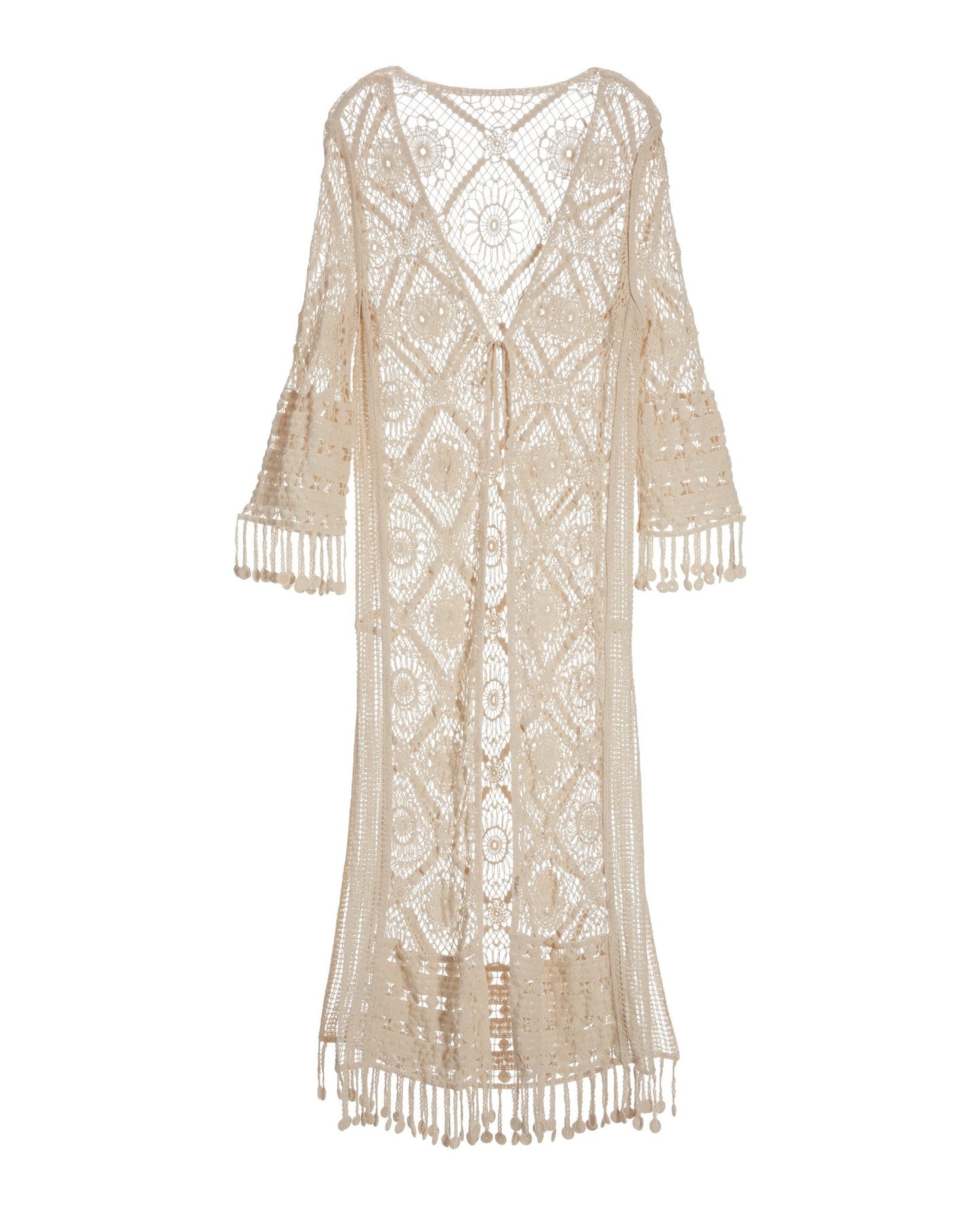 Crochet Pattern Duster Off White