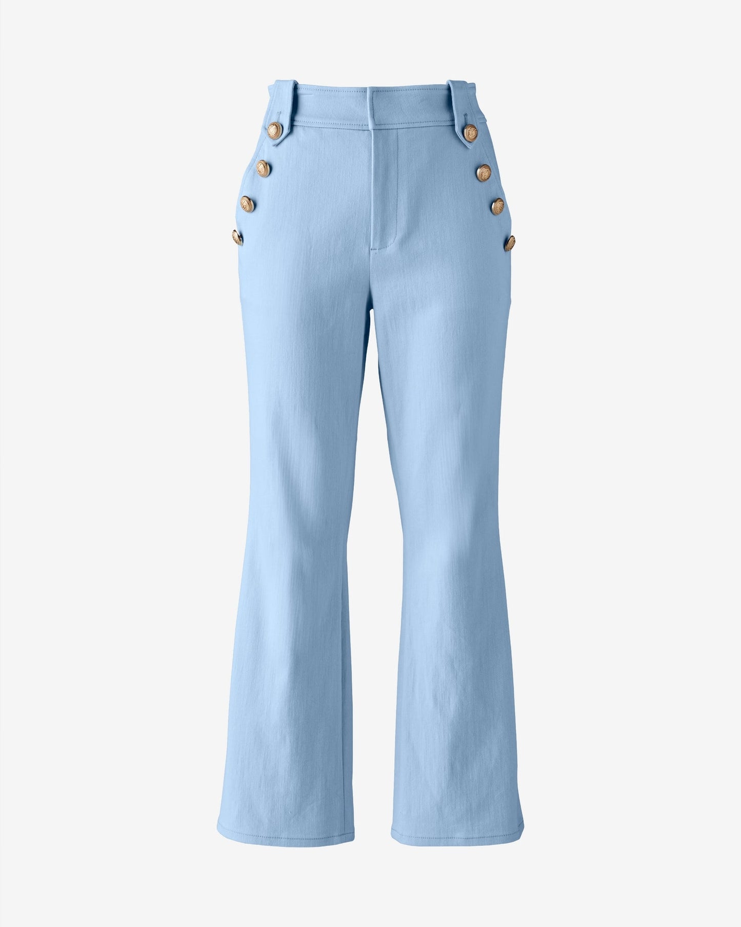 Colored Denim Kick Flare Jean Blue Bell