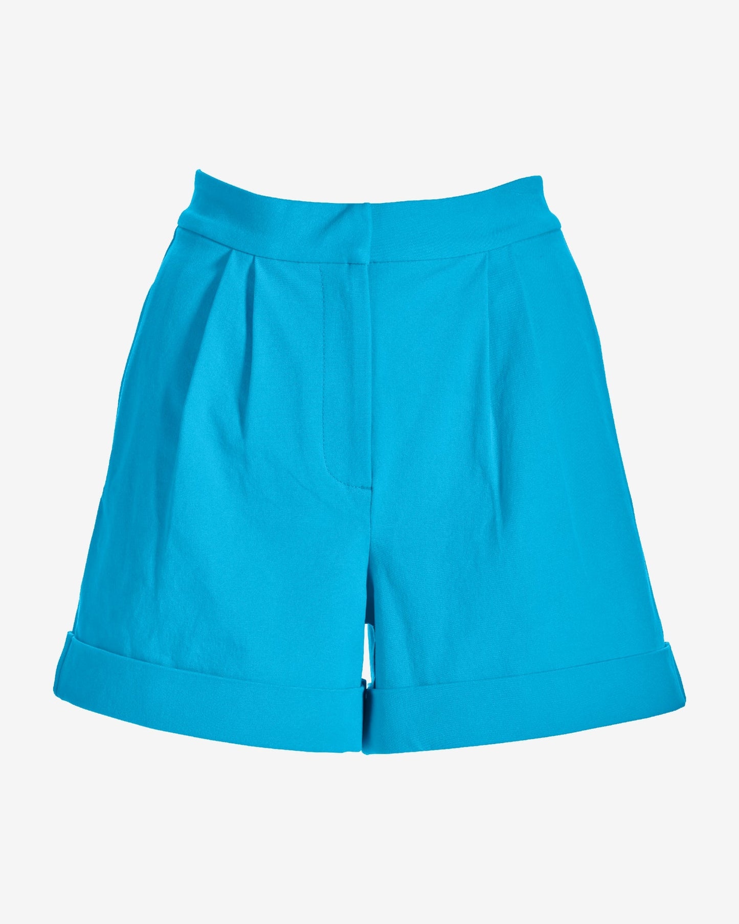 Cuffed Twill Short Bluefish