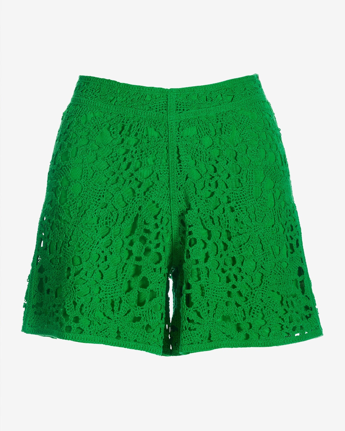 Crochet Pull On Short Fern Green