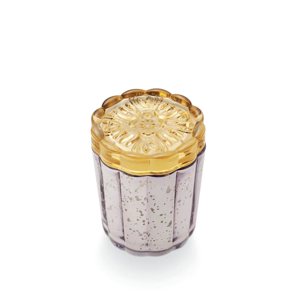 Lavender La La Flourish Glass Candle