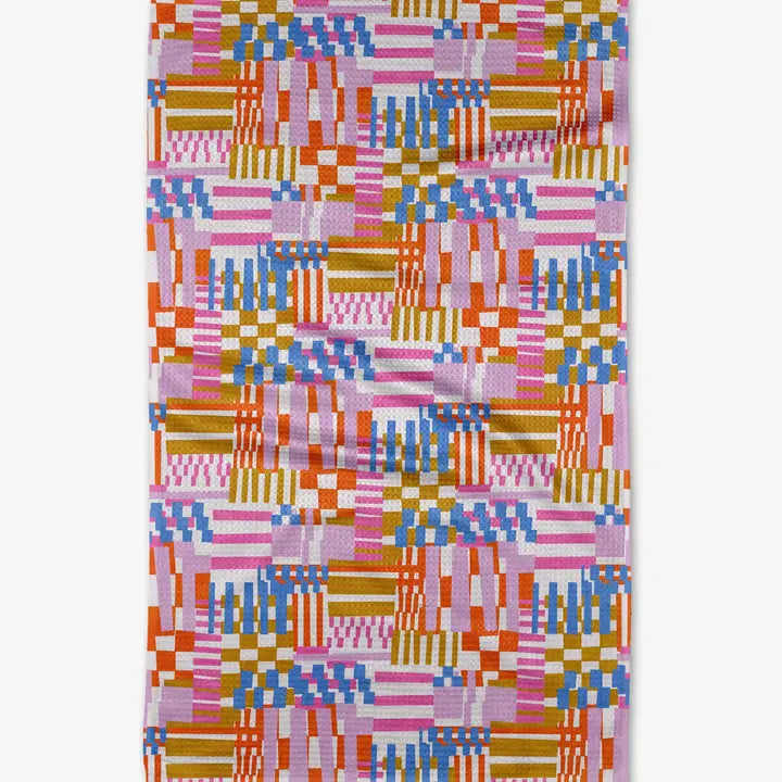 Playful Stripes Tea Towel