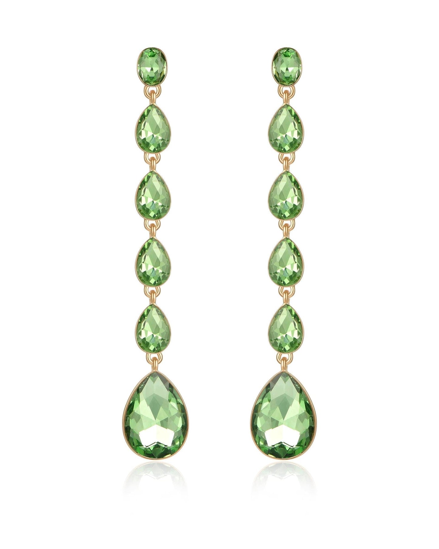 Crystallized Drop Earrings