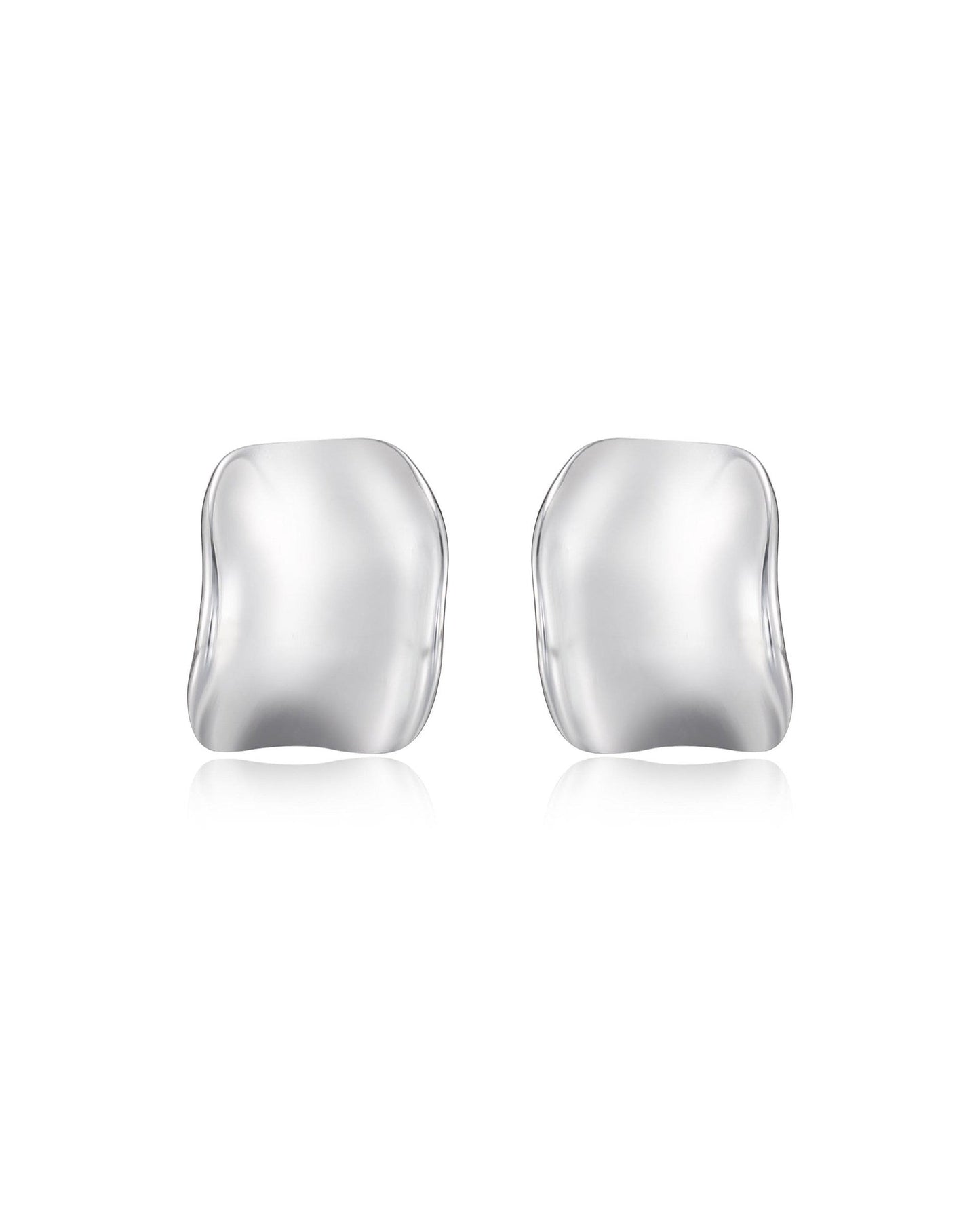 Curved Stud Earrings