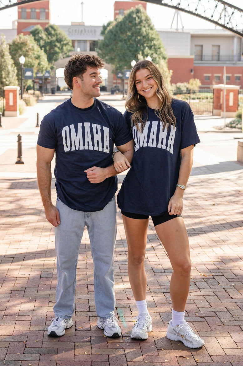Navy Omaha Tee
