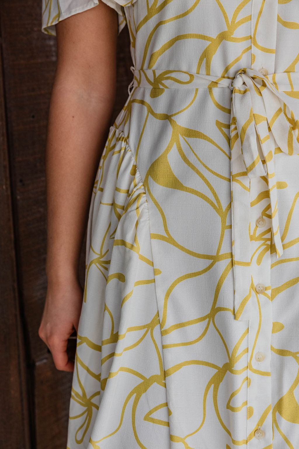 Honey Blossom Midi Dress