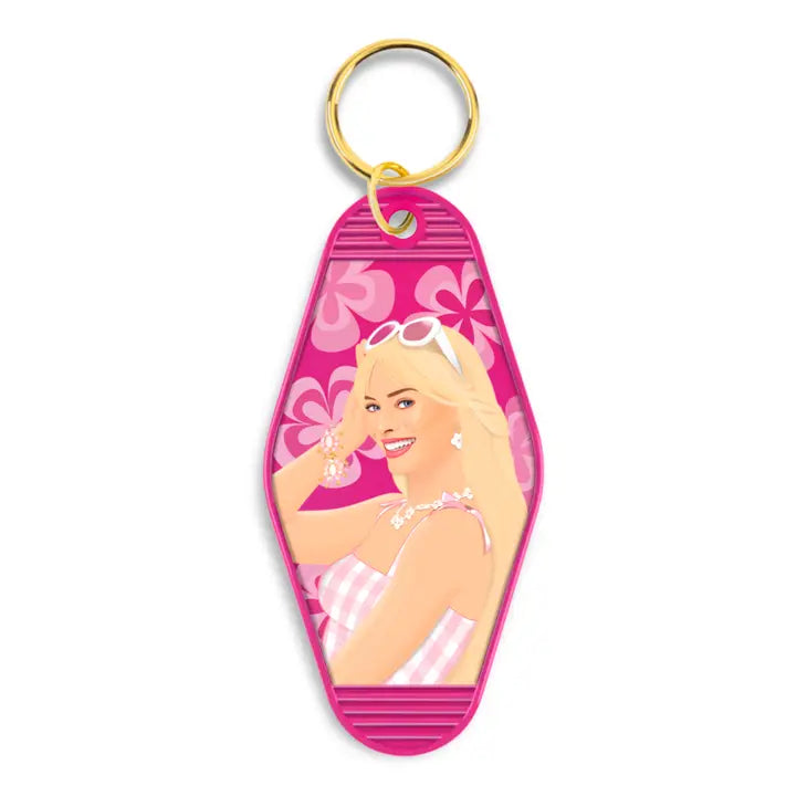 Margot Robbie Barbie Keychain