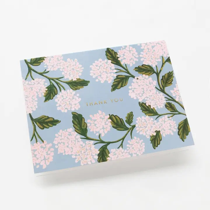 Hydrangea Thank You Card