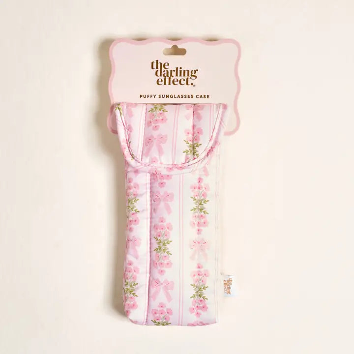 Oh So Pink Puffy Sunglasses Case