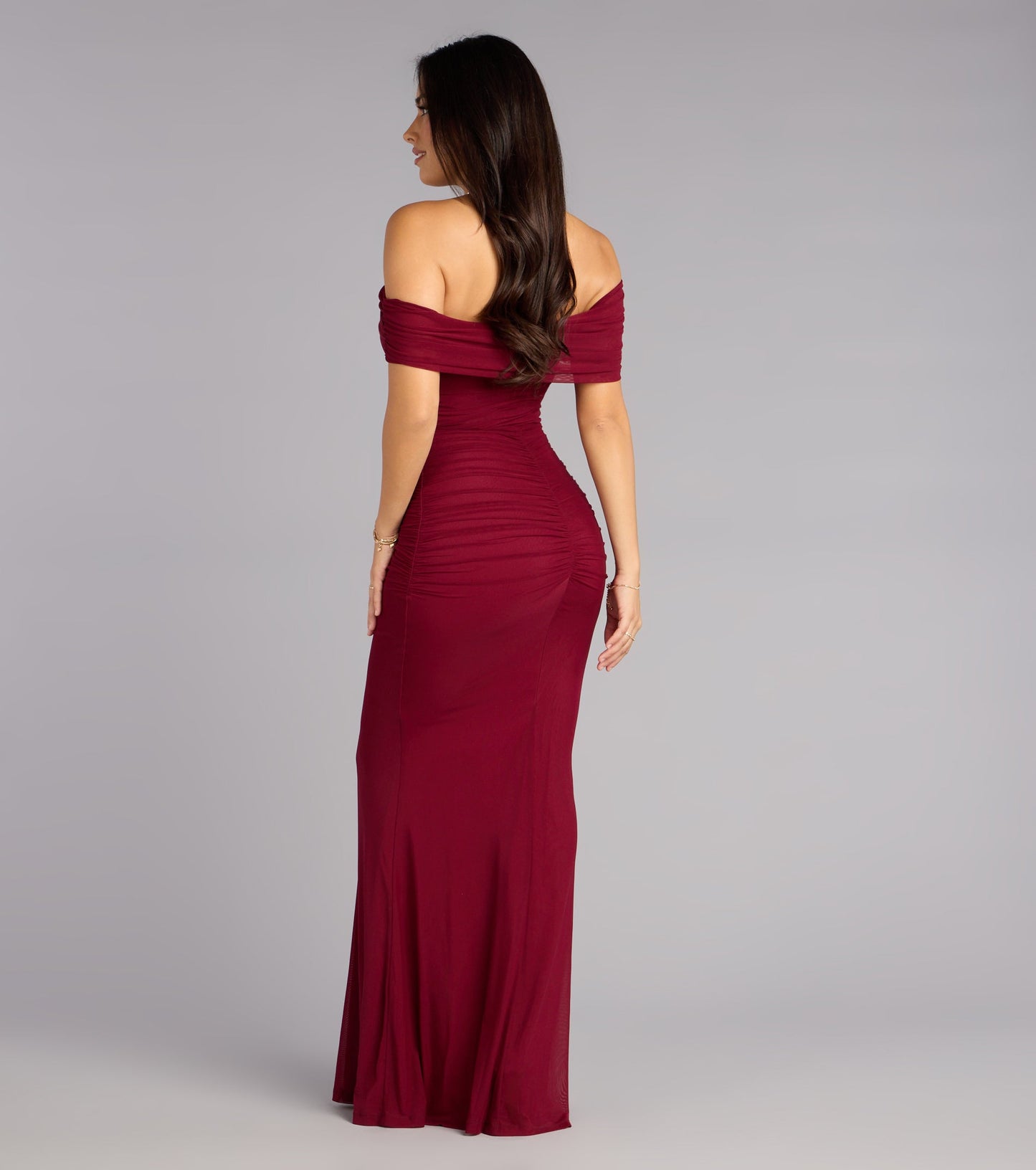 Ashlynn Off-Shoulder Mermaid Formal Dress