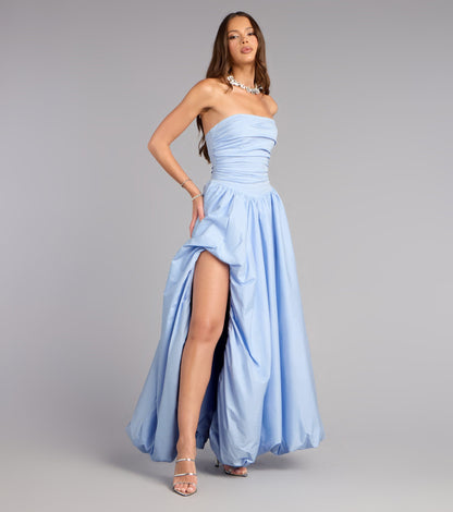 April A-line Bubble Formal Dress