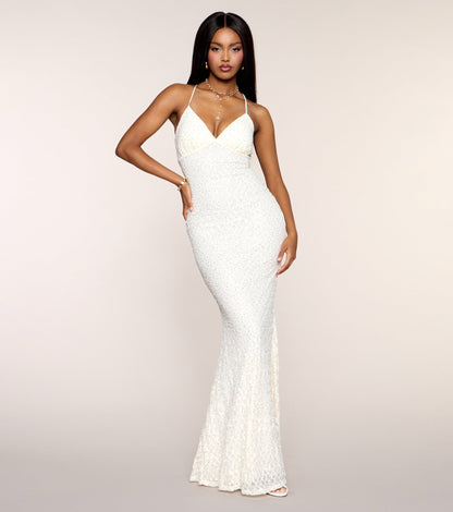 Arabella Lace Mermaid Formal Dress