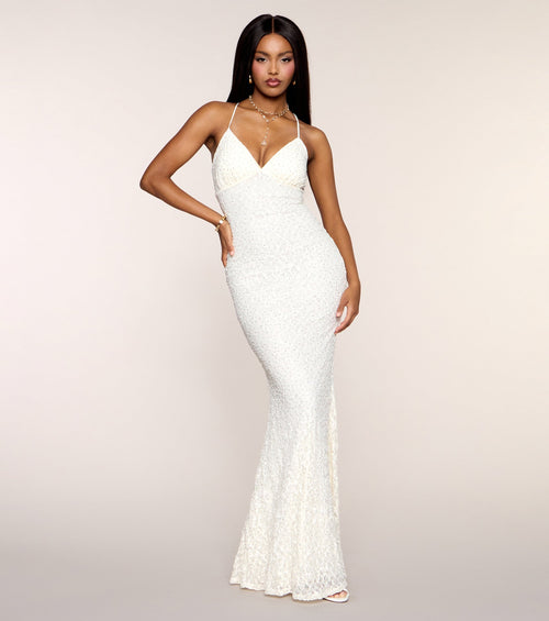 Arabella Lace Mermaid Formal Dress
