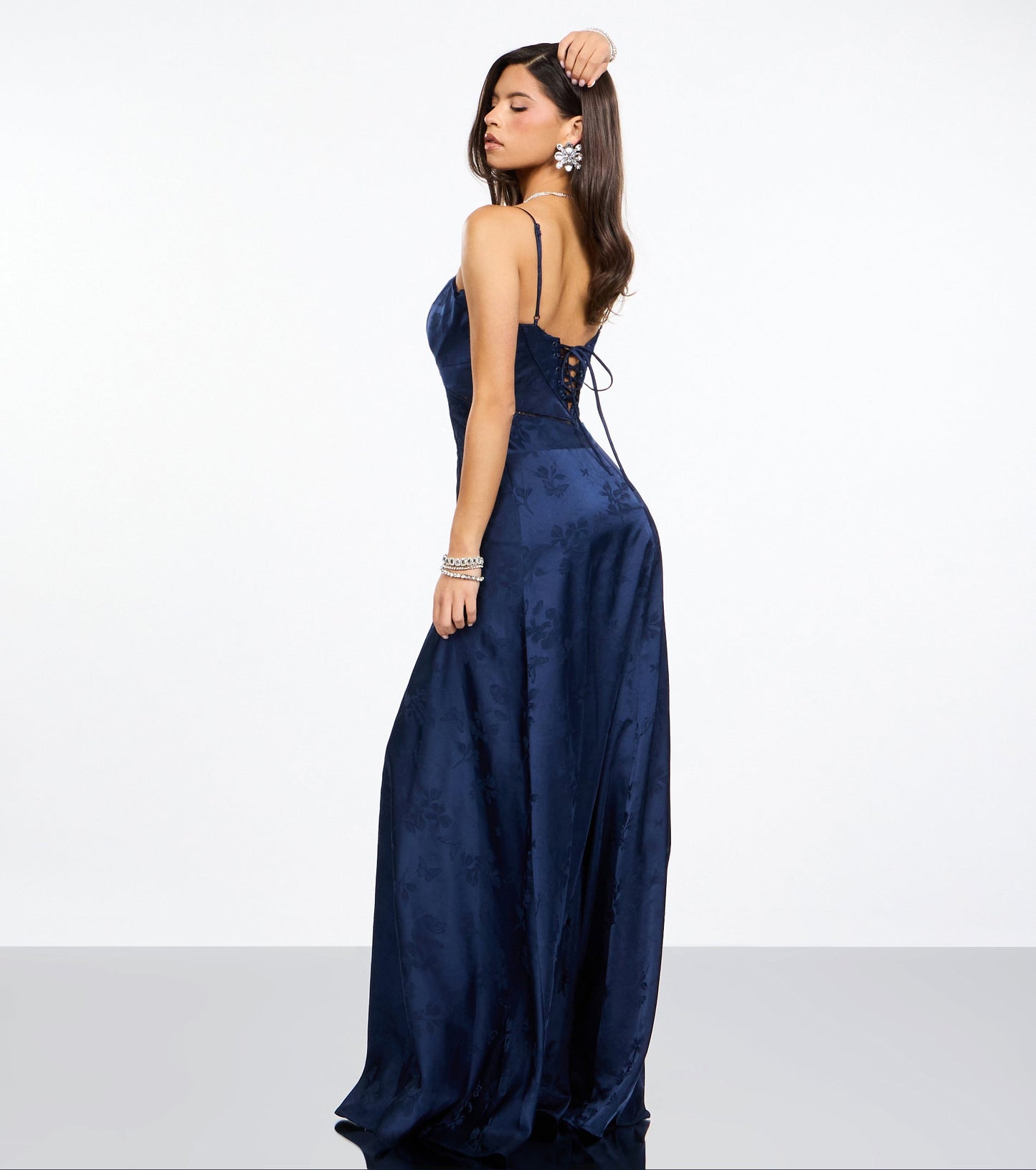 Annistyn Satin A-Line Formal Dress