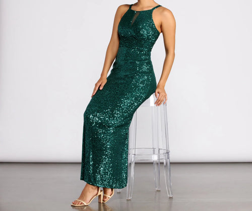 Angelina Formal Sequin Dress