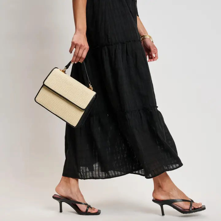 Ruth Crossbody (Ivory/Black)