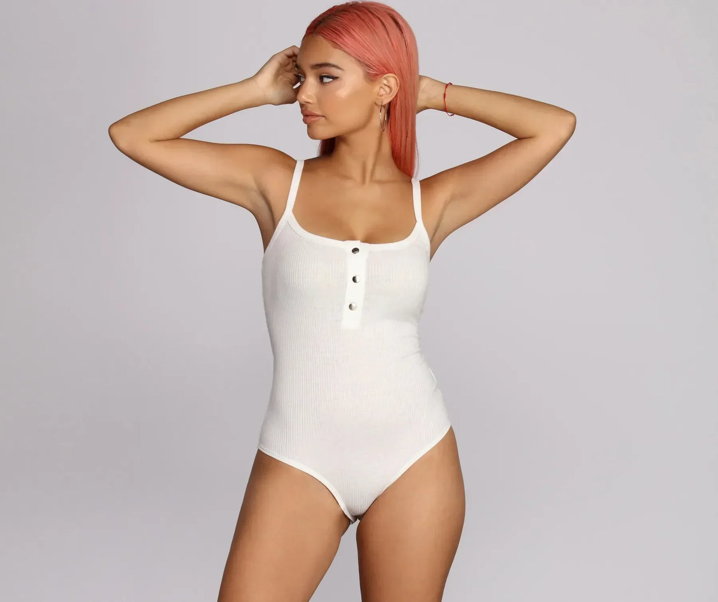 Back To Basics Henley Bodysuit