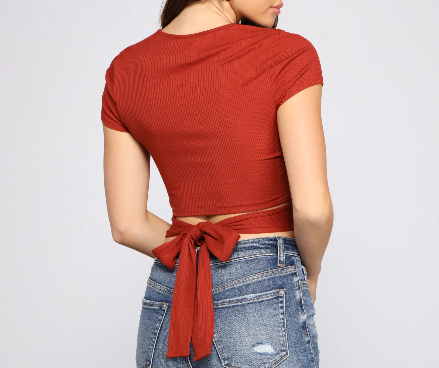 Basic Mood Ribbed Knit Crop Top