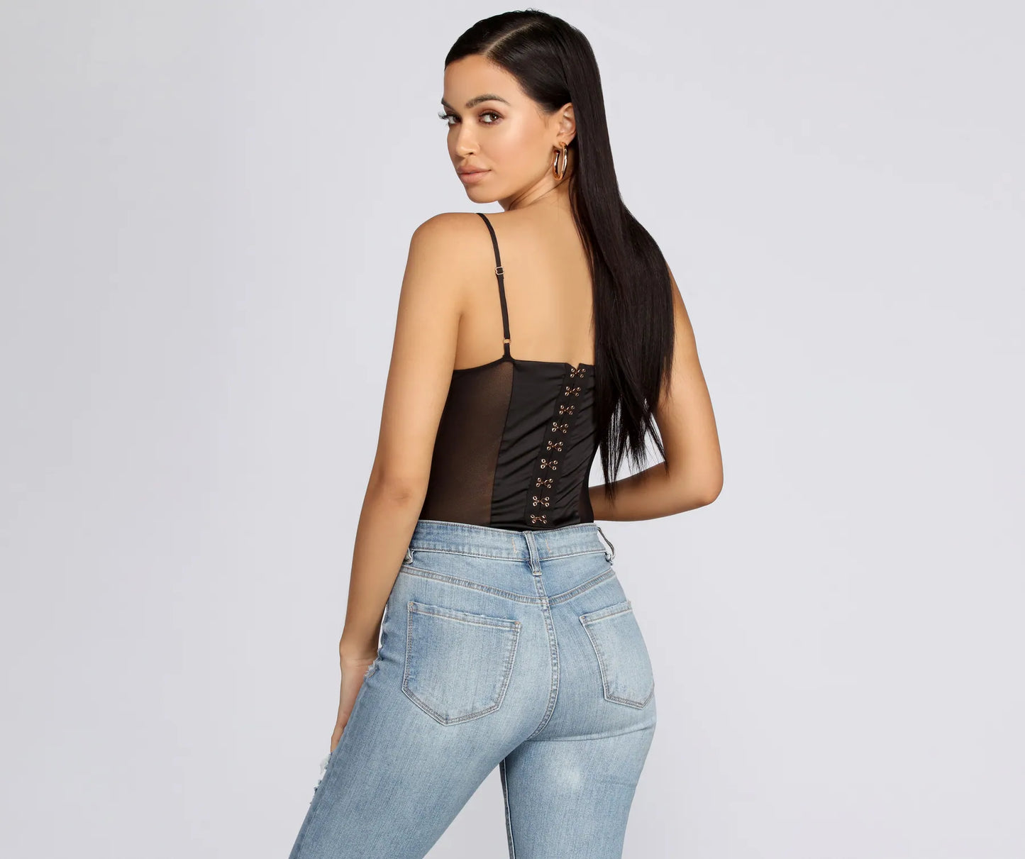 Bad Gal Satin Bodysuit