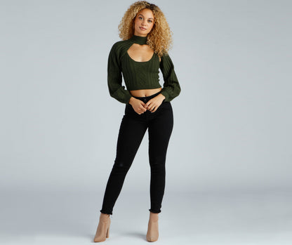 Autumn Harvest Scoop Neck Crop Tank