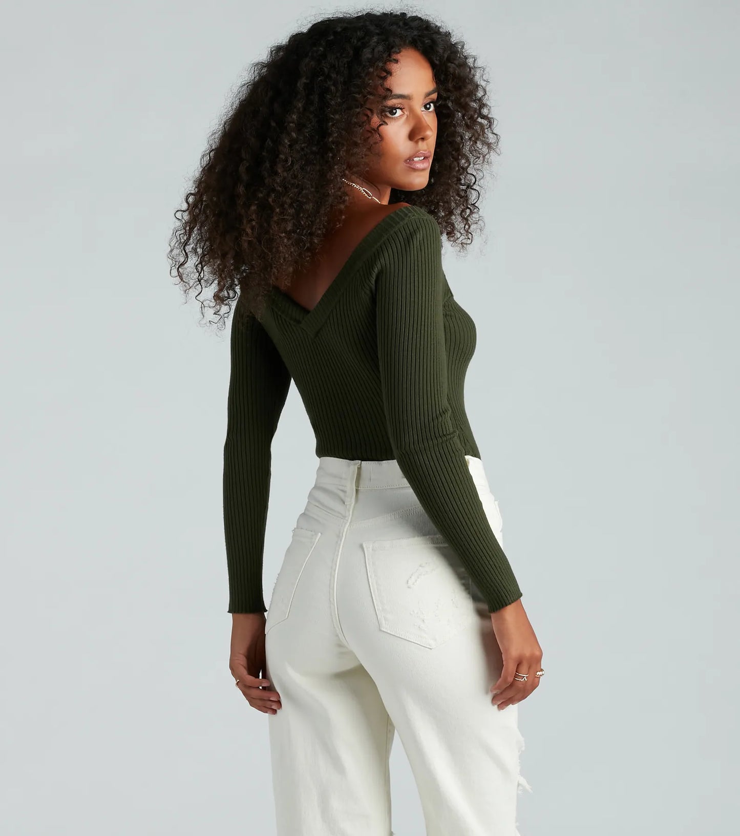 Basic Must-Have Ribbed Knit Bodysuit
