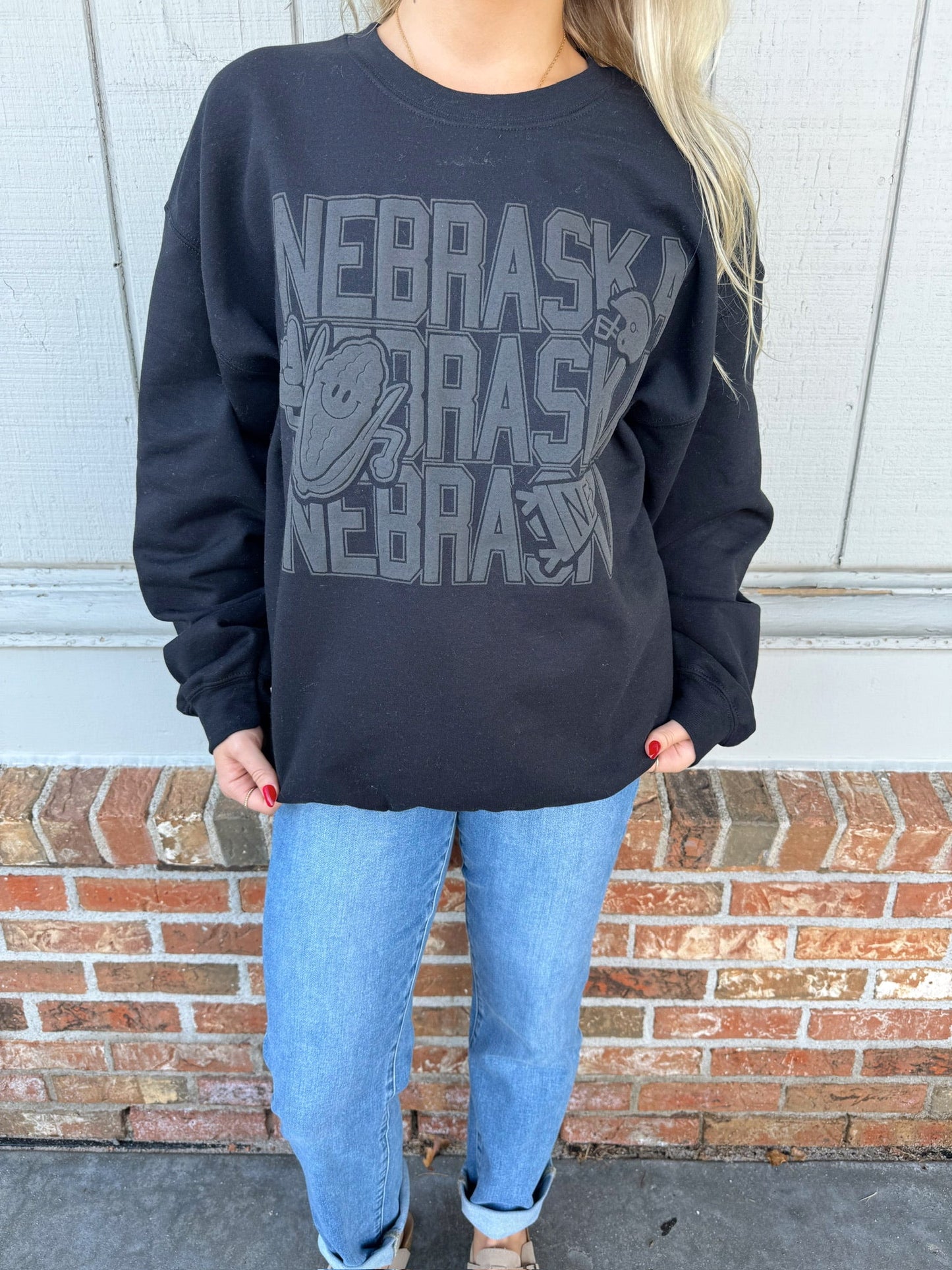 Nebraska Blackout Sweatshirt