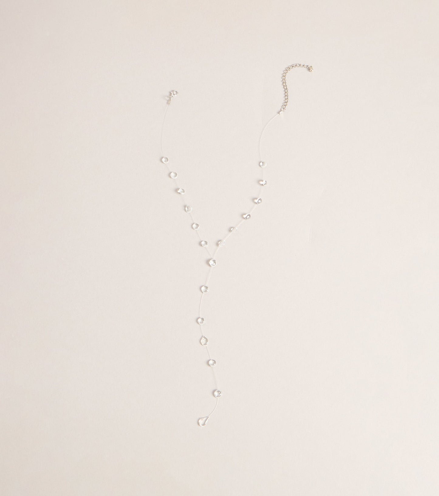 Barely There Shine Lariat Necklace