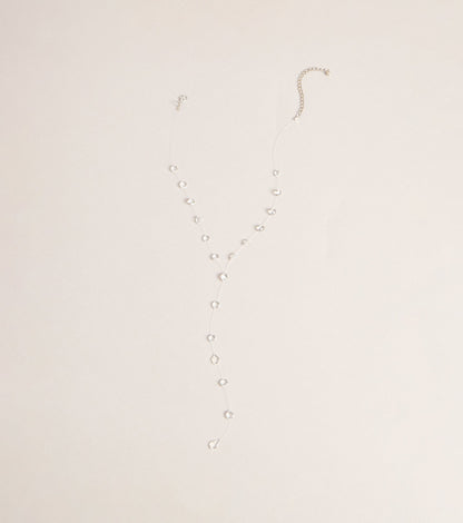 Barely There Shine Lariat Necklace