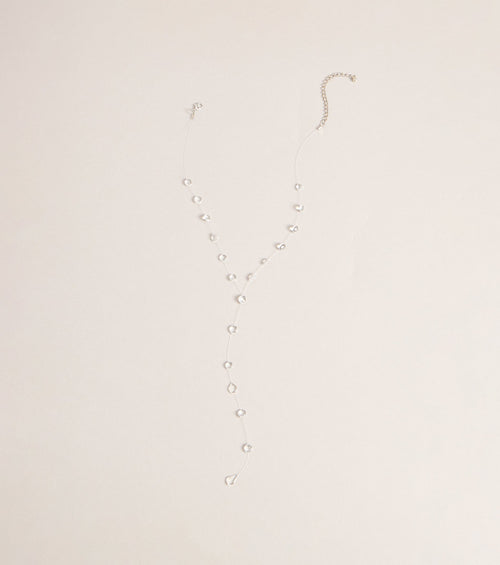 Barely There Shine Lariat Necklace