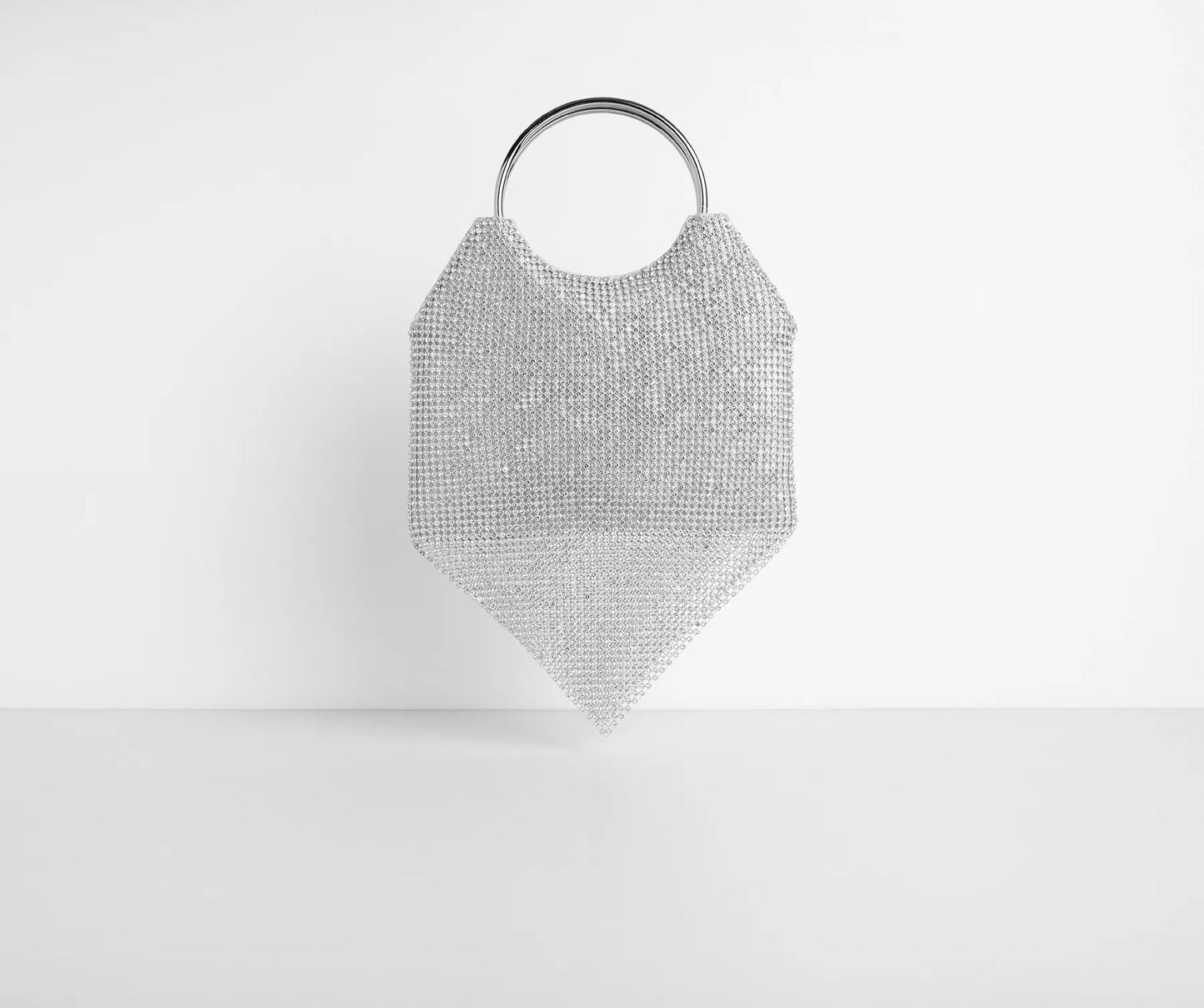 Bandanna Rhinestone Mesh Mini Tote
