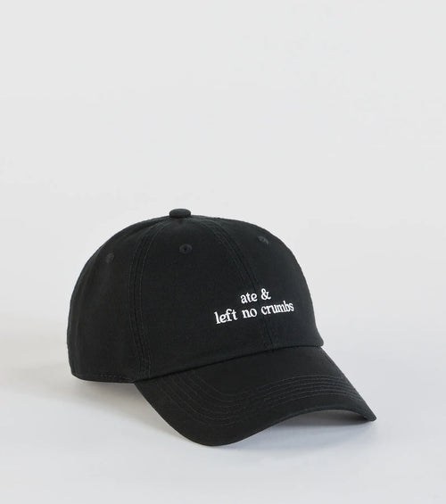 Ate & Left No Crumbs Embroidered Baseball Cap