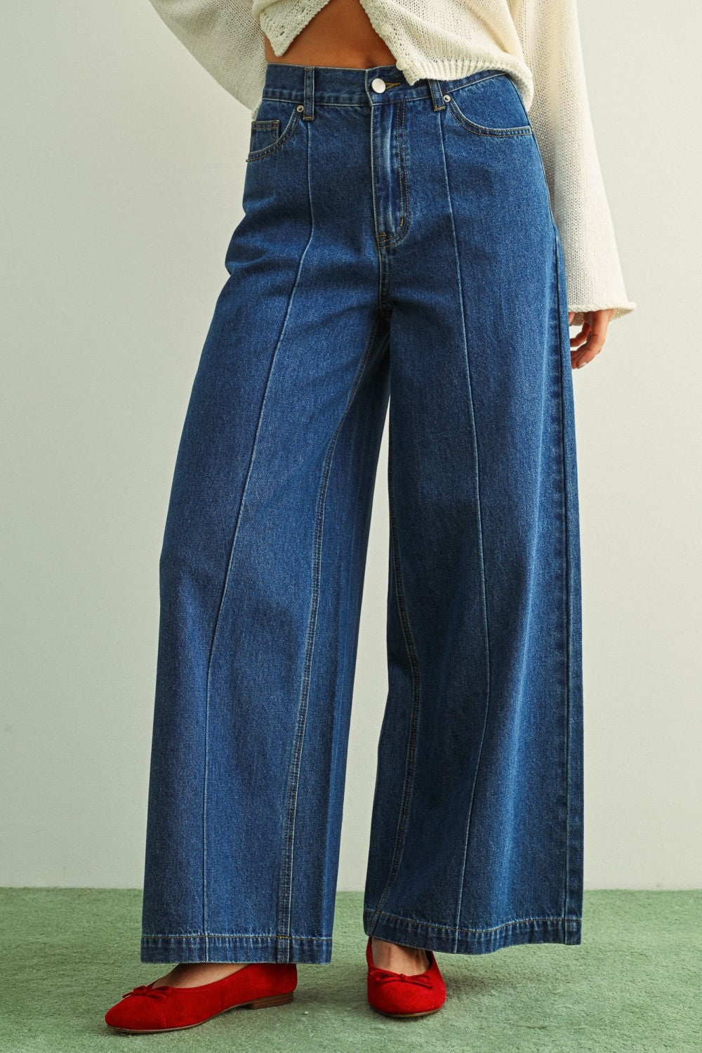 Indigo Breeze Denim Pants