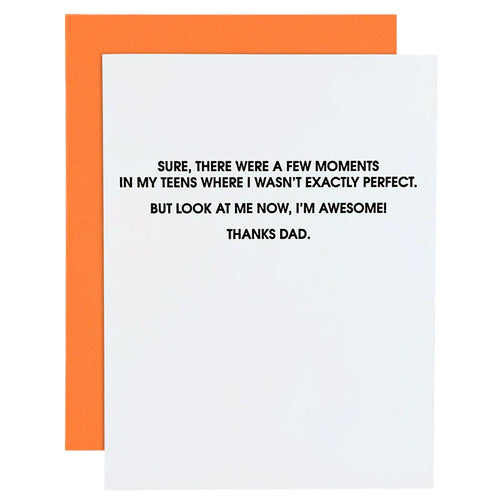 I'm Awesome- Dad Card