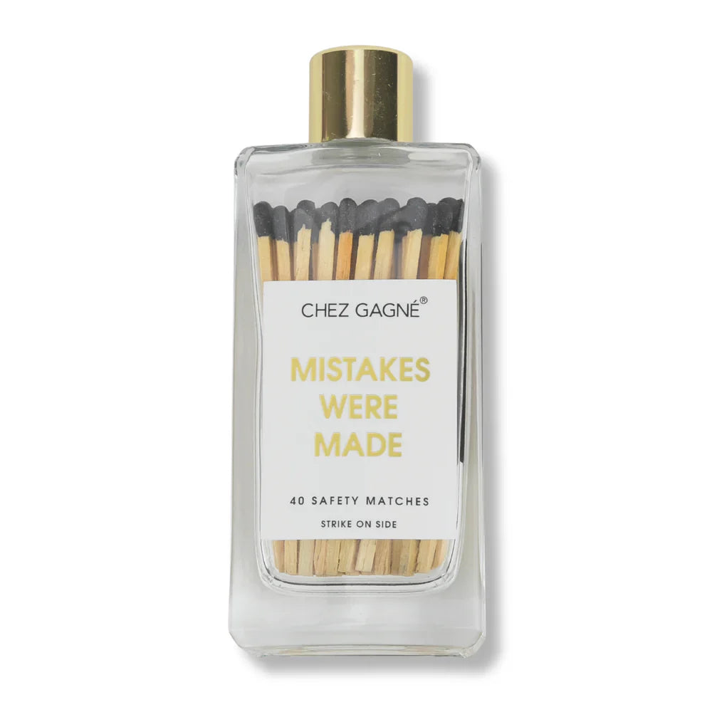 Mistakes Were Made Matches