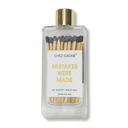 Mistakes Were Made Matches