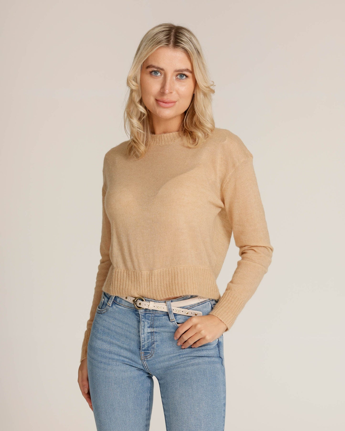 Chloe | Vintage Studded Skinny Belt