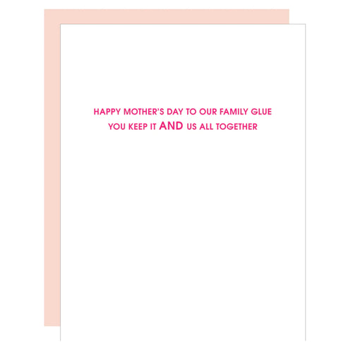 Our Family Glue Card