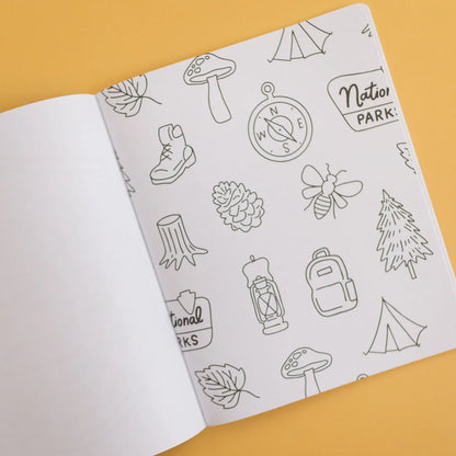 National Parks Coloring Book
