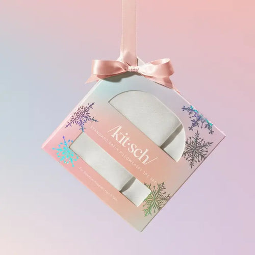 Holiday Satin Pillowcase Set (Ivory)