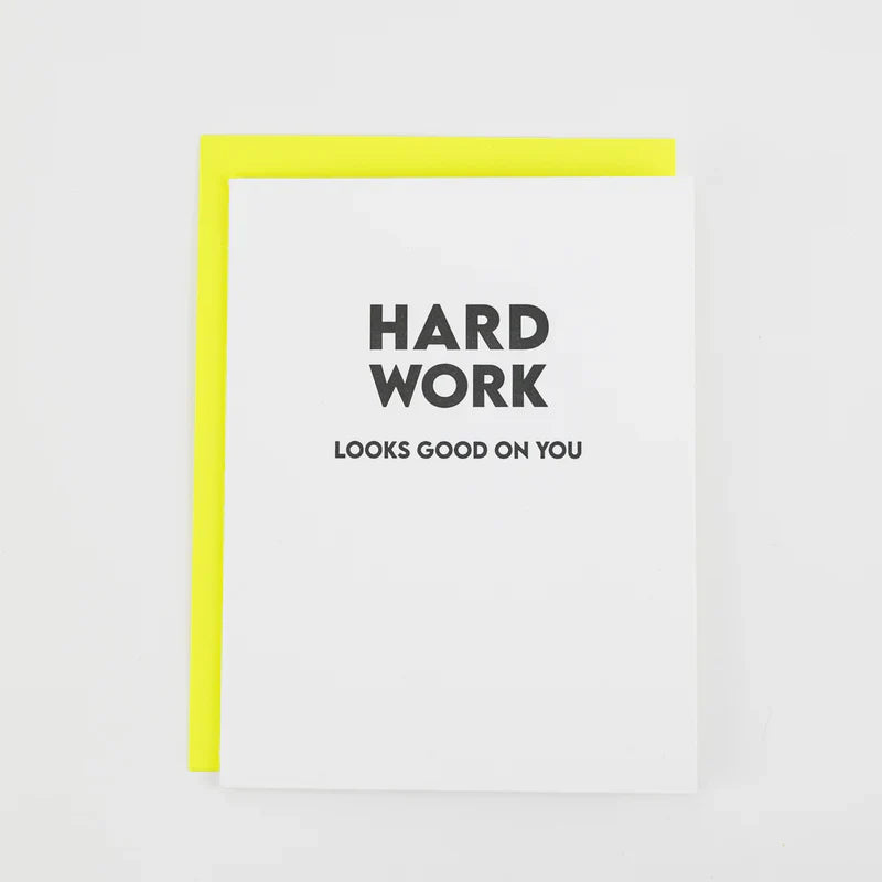 Hard Work Card