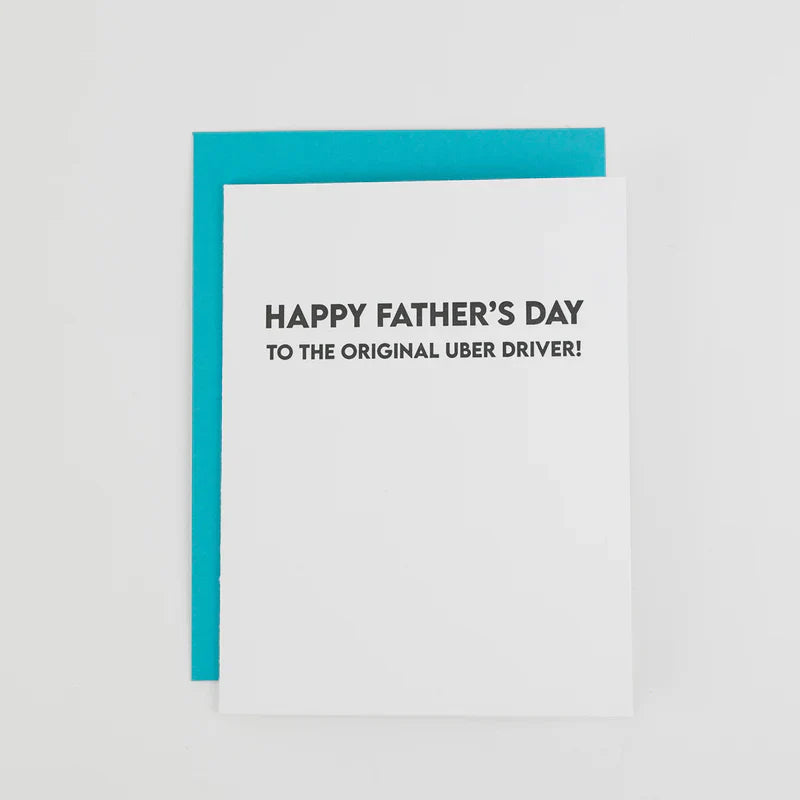 Original Uber Driver Dad Card