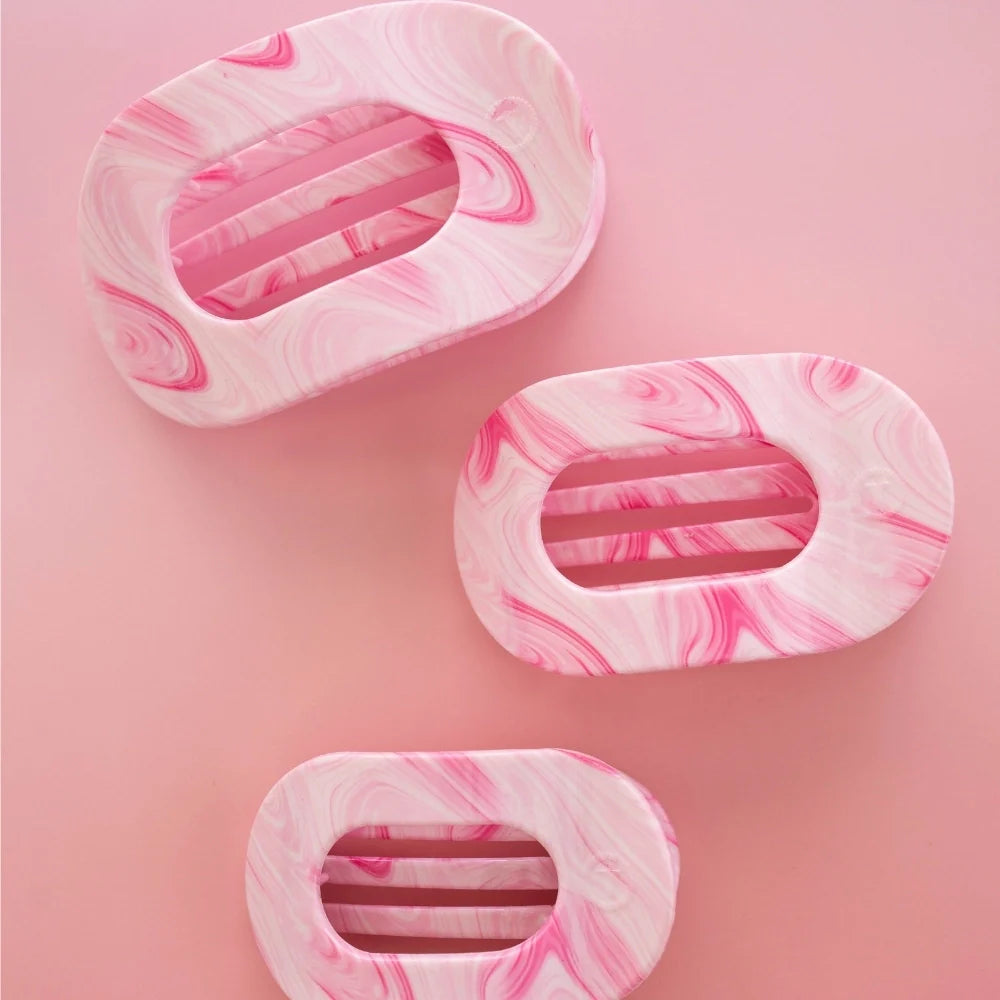Medium Flat Round Hair Clip (Pinch Me)