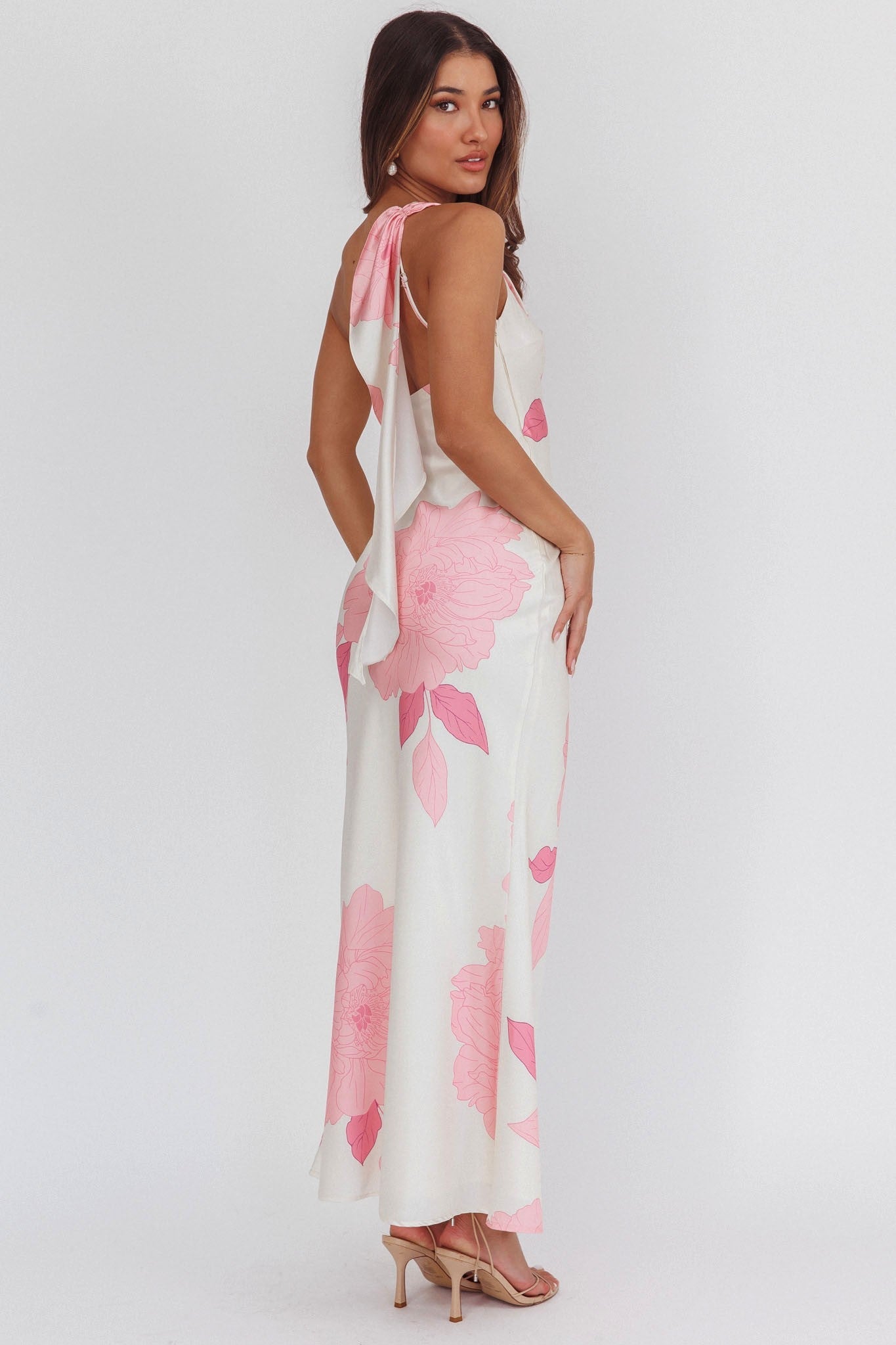 Pink Peony Maxi Dress